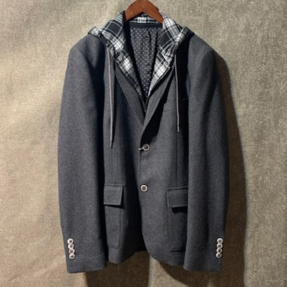 Daniele Alessandrini Blazer with Detachable Hood (NWT) - size Large 40 US
